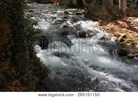 Agios Nikolaos Park Naousa Greece Europe