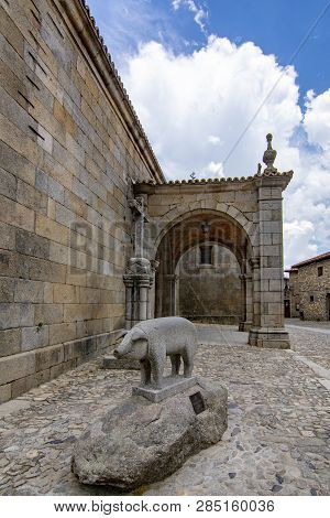 Pig And Cross At Church Square, La Alberca, Spain