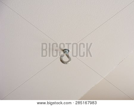 Eyelet-screw To Fix Things At A Wall Or Ceiling, Hook  On The Ceiling