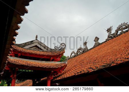 Temple Of Literature In Hanoi City, Vietnam. Van Mieu