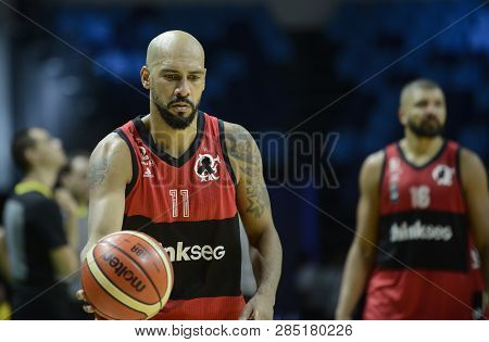 Rio, Brazil - February 15, 2019: Marquinhos Sousa Player In Match Between Flamengo X Austin Spur By 