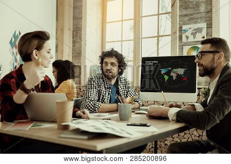 Trade Marketing Team Having A Brainstorming Session