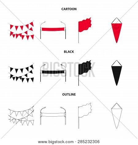 Vector Design Of Texture And Presentation Symbol. Set Of Texture And Media  Vector Icon For Stock.