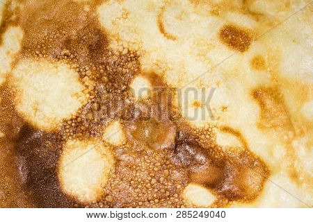 Pancakes Are Delicious.baking Pancakes On Shrove Tuesday.background Of Pancake.