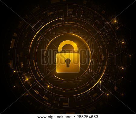Cryptocurrency And New Virtual Money Concept. Blockchain Technology For Cryptocurrency. Abstract Bac