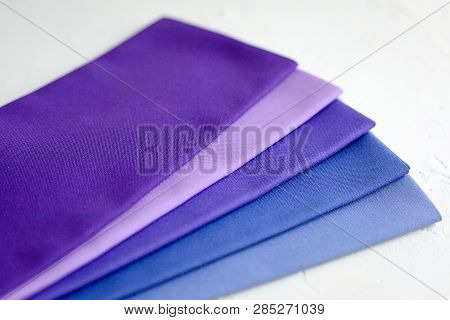 Colorful Palette Of Textile Swatches