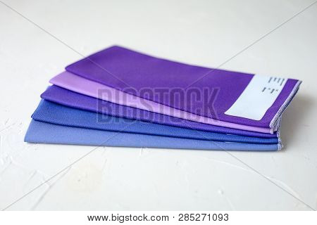 Colorful Palette Of Textile Swatches