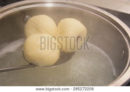 Cooking Plum Dumplings