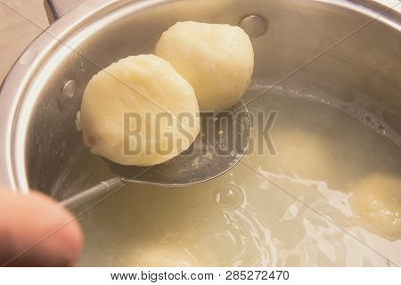 Cooking Plum Dumplings