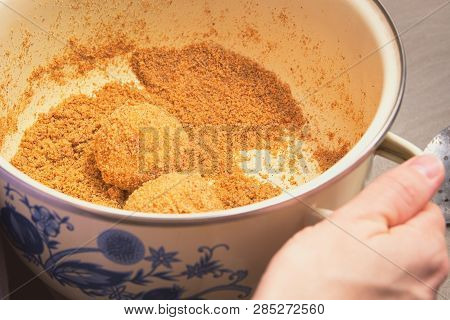 Preparing Plum Dumplings