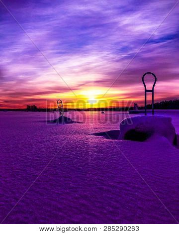 Sunset Winter Capture View Landscape Nature Naturephotography Photography