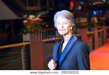 Charlotte Rampling attends the Homage Charlotte Rampling Honorary Golden Bear award ceremony during the 69th Berlinale Festival Berlin at Berlinale Palace on February 14, 2019 in Berlin, Germany.