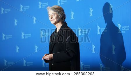  Charlotte Rampling attends the Hommage Charlotte Rampling photocall during the 69th Berlinale International Film Festival Berlin at Grand Hyatt Hotel on February 14, 2019 in Berlin, Germany          