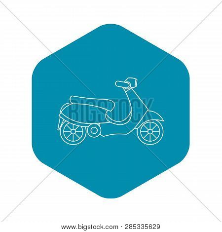 Scooter Icon. Outline Illustration Of Scooter Vector Icon For Web