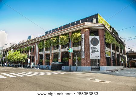  Buenos Aires Argentina - Dec 24, 2018: Museum of Modern Art at San Telmo district in Buenos Aires city, Argentina