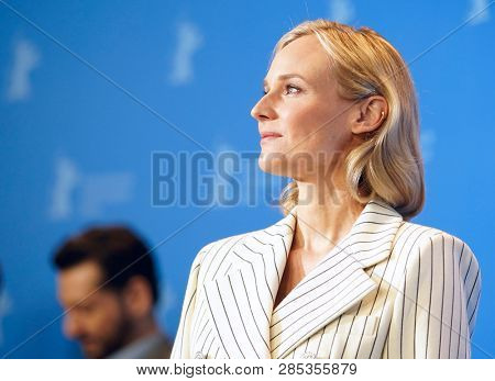 Diane Kruger poses at the 'The Operative' (Die Agentin) photocall during the 69th Berlinale International  Festival Berlin at Grand Hyatt Hotel on February 10, 2019 in Berlin, Germany.             