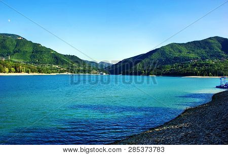 Lake Of Suviana, Bacino Of Suviana, Bologna, Italy