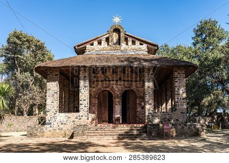 Church Of Debre Berhan Selassie In Gondar, Ethiopia.