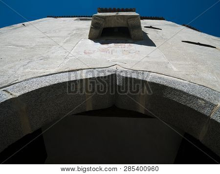 Details Of The Brunico Castle, Summer Period In The Alto Adige Area