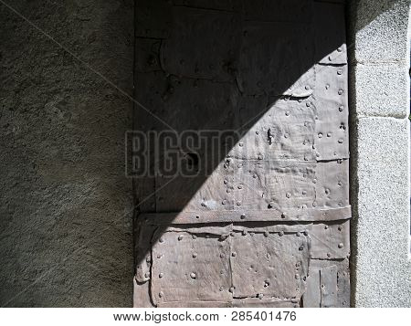 Details Of The Brunico Castle, Summer Period In The Alto Adige Area