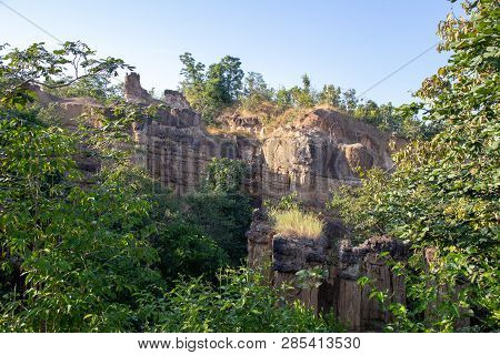 Pha Chor (canyon), In National Park, Chiang Mai Province, Thailand.
Phachor In Doi Lo Park Is Larges
