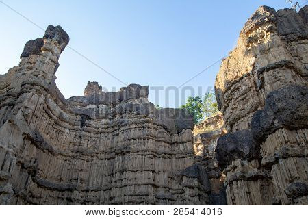 Pha Chor (canyon), In National Park, Chiang Mai Province, Thailand.
Phachor In Doi Lo Park Is Larges