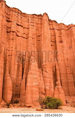 These Are The Shapes Made By The Eroded Rocks In The Talampaya.
