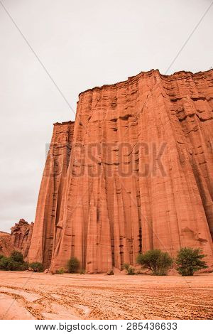 These Are The Shapes Made By The Eroded Rocks In The Talampaya.