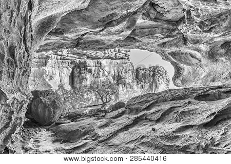 The Main Stadsaal Cave In The Cederberg Mountains In The Western Cape Province Of South Africa. Mono