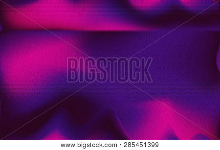 Texture With Effect Glitch For Background. Abstract Noise Wave Backdrop Of Video Glitch Error. Blurr