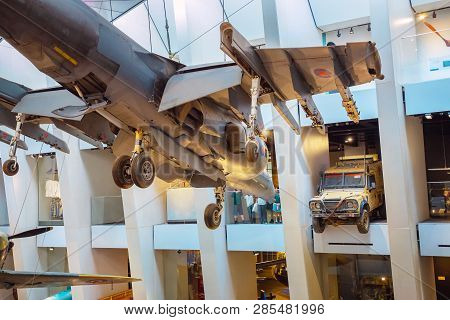 London, Uk - May 22 2018: Imperial War Museums (iwm)  Intended To Record The Civil And Military War
