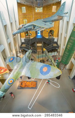 London, Uk - May 22 2018: Imperial War Museums (iwm)  Intended To Record The Civil And Military War