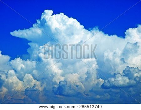 The Amazing Clouds Over The Alps Mountain Range Over The River Rhein Valley And Alpstein Region - Ca