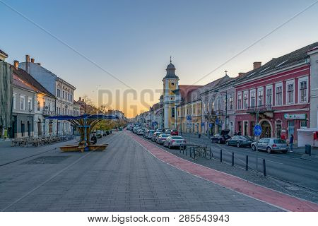 Cluj-napoca, Romania - October 13, 2018: Transfiguration Church On Eroilor Avenue, Heroes Avenue - A