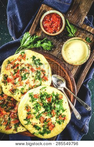 Indian Uttapam Pancakes