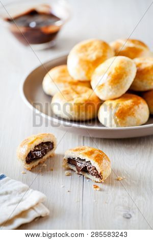 Homemade Brioche With Chocolate