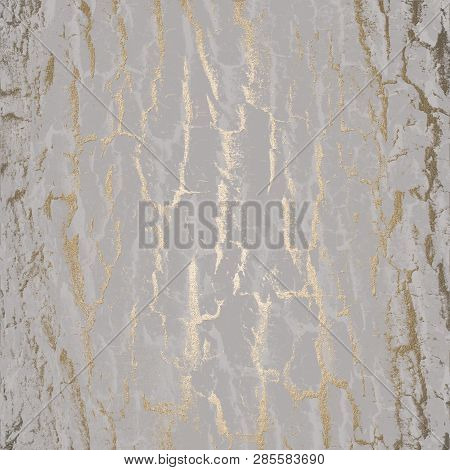 Light Brown Textured Background. Alpaca Color. Pastel Background with Gold. Luxury Texture. 300 dpi.