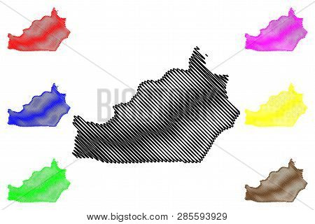 Semnan Province (provinces Of Iran, Islamic Republic Of Iran, Persia) Map Vector Illustration, Scrib