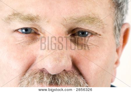Close Up sul volto di un Baby Boomer