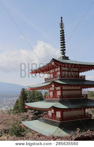 Chureito Pagoda At Arakura Sengen Shrine I