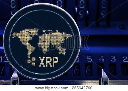 Coin Cryptocurrency Ripple And The Numbers Of The Arithmometer. The Concept Of Production Or Rate Of