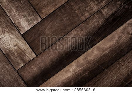 Brown wooden textured flooring background