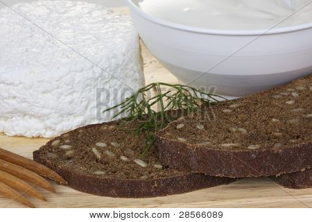 Creme fraiche og Quark