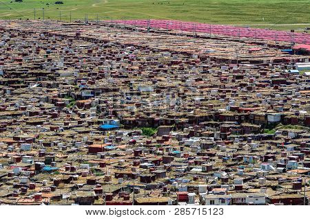 Yarchen Gar Monastery In Garze Tibetan