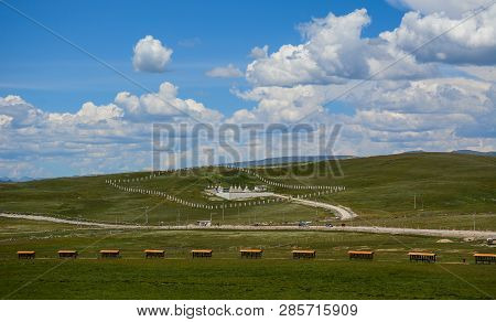 Mountain Scenery Of Garze Tibetan