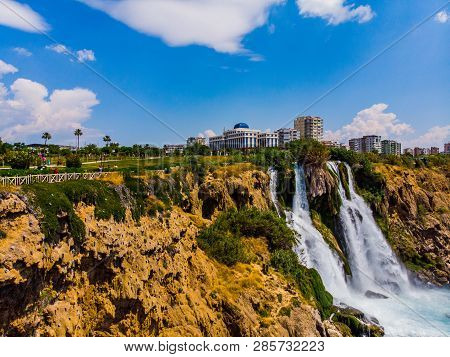 Duden Waterfall In The City Of Antalya Taken On 12.5.2018