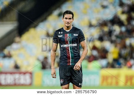 Rio, Brazil - February 22, 2019: Paulo Henrique Ganso Player In Match Between Bangu And Fluminense B