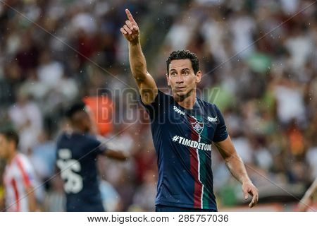 Rio, Brazil - February 22, 2019: Paulo Henrique Ganso Player In Match Between Bangu And Fluminense B