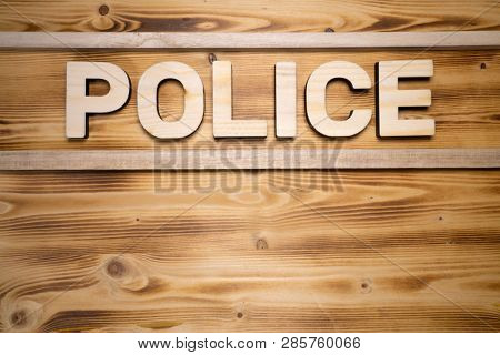 DDD word made with building blocks on wooden board