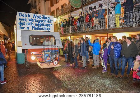 Participants In Costumes Perform A Street Procession At The Carnival